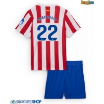 Maglie da calcio Atletico Madrid Giacomo Raspadori #22 Prima Maglia Bambino 2025-26 Manica Corta + Pantaloni corti)